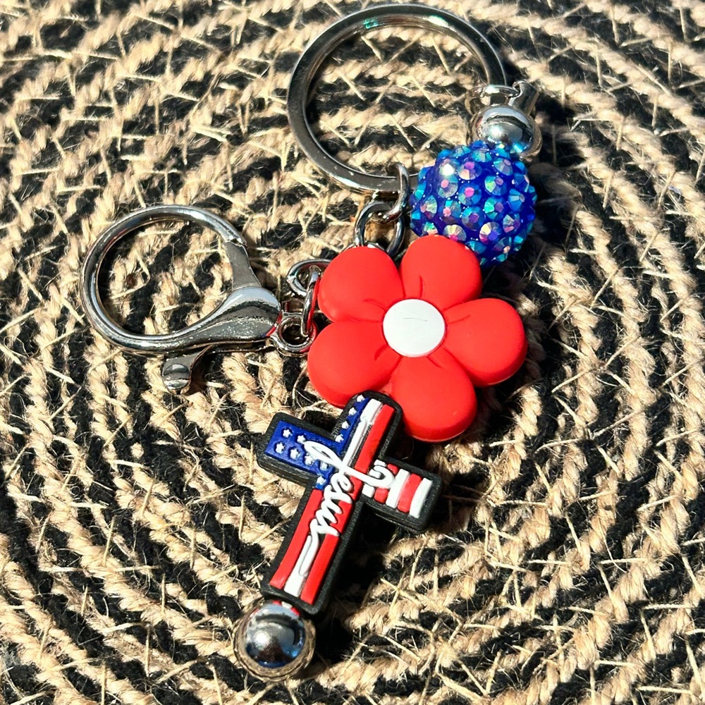 Patriotic Keychain